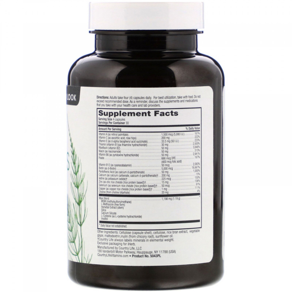 Country Life Maxi Hair Plus 5,000 mcg Biotin